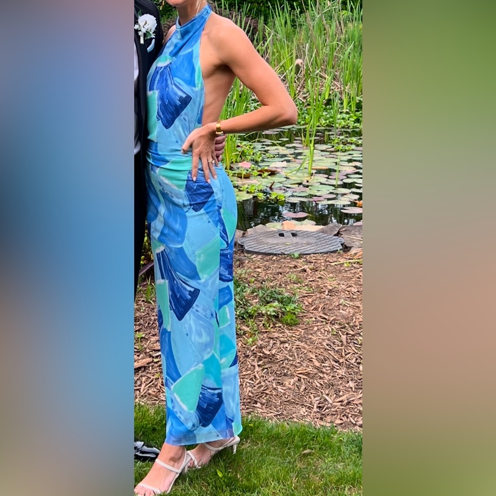 Vestique formal dress